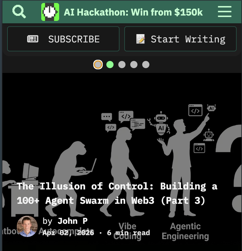 The Illusion of Control: Building a 100+ Agent Swarm in Web3 (Part 3) on HackerNoon